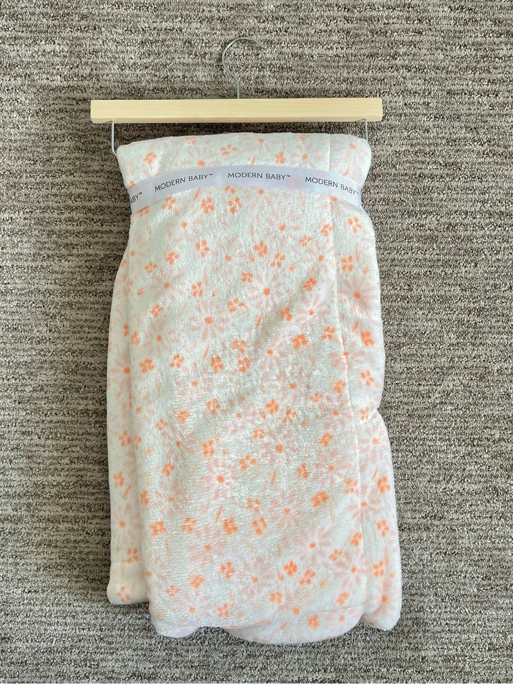 NWT Modern Baby Neon Floral Baby Blanket